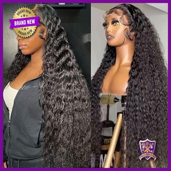 13x6 Full Lace Frontal Wig, 210% Density Virgin Human Hair, Wet & Wavy Style main image 6